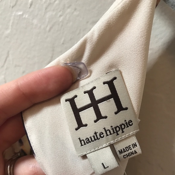 Haute Hippie Floral Silk Slip Dress - Picture 4 of 8